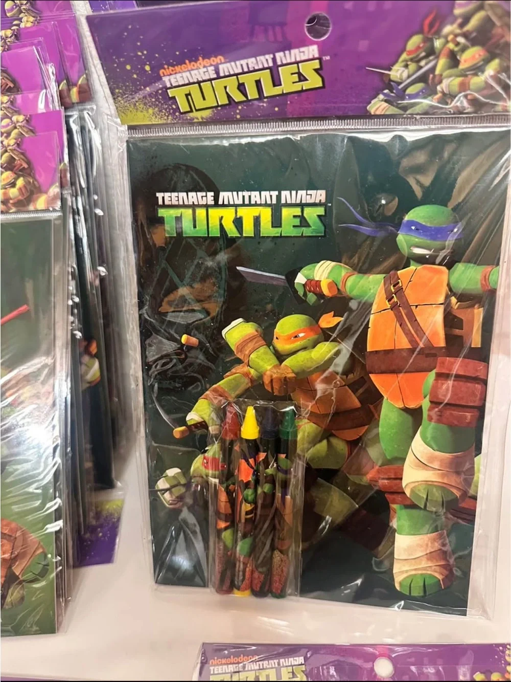 Teenage Mutant Ninja Turtles 36 Piece Party Favor Bags Coloring Books & Crayons